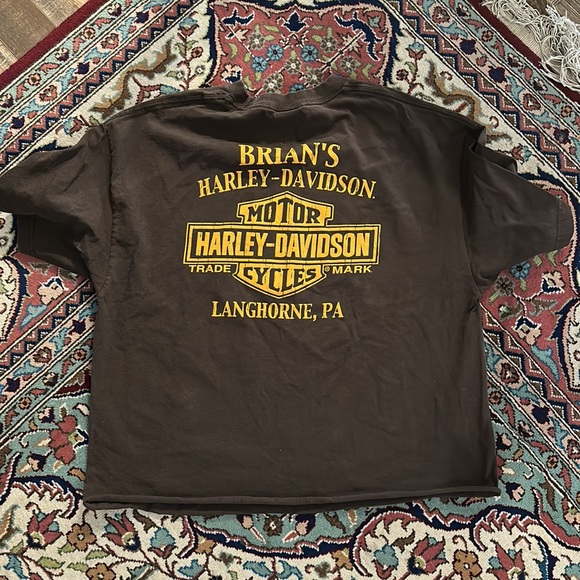 Vintage Harley Davidson Cropped T - Picture 3 of 3